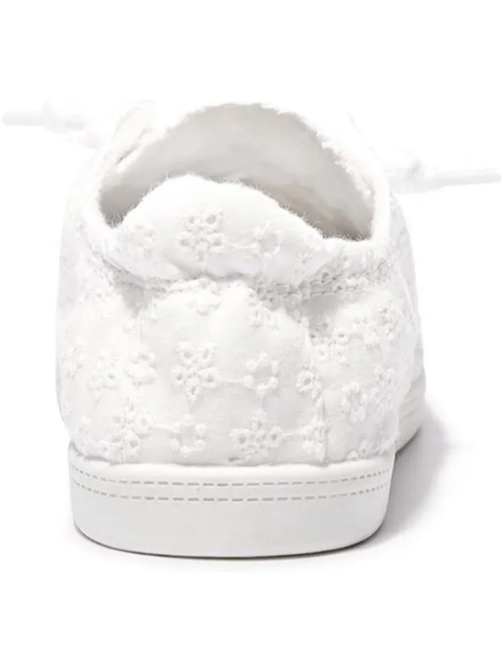 Women's White Dot Tennis Shoes Classic Canvas Low Top Athletic Running Sneakers
